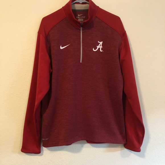 Nike Other - Nike Alabama Football Half Zip Up Sweater